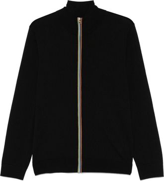 Paul Smith Vest met artistieke streep - Zwart