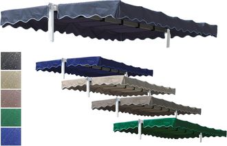 Quick-Star Ersatzdach Standmarkise Dubai Markise Blau 375 X 225 Cm