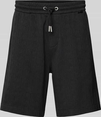 Calvin Klein Regular Fit Sweatshorts mit Label-Detail in Black, Gr&ouml;&szlig;e XXL