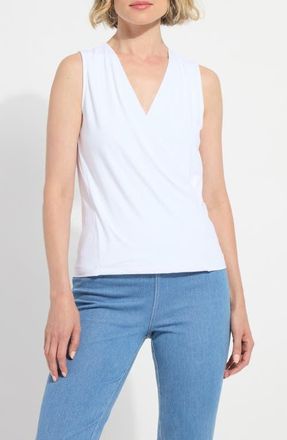 Lyss&eacute; Inaya Double Crossover Top in White at Nordstrom, Size X-Small