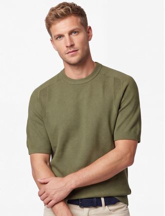 HUGO BOSS Trui BOSS Orange groen gem&ecirc;leerd Kencel
