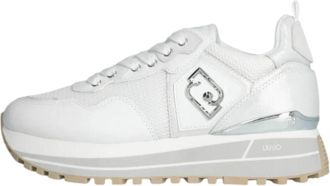 Liu Jo Leren Sneakers met Rubberen Zool - Dames - Sneakers - Wit - 37 EU - Leer - Schoenen