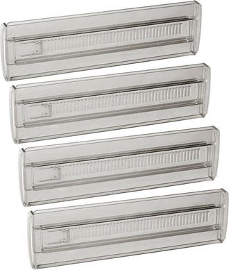 OEM Separadores De Cajones De Pl&aacute;stico, 10 Cm De Alto, Organizadores De Cajones Ajustables (27-43 Cm), Separadores De Cajones