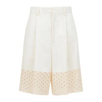 Marni Long Shorts, female, White, Size: M Bermuda Trousers