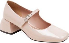 Linea Paolo Monroe Block Heel Mary Jane in Beige at Nordstrom Rack, Size 7.5