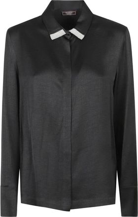 PESERICO Camisa - Blouses & Shirts - Mujer - Negro - XL