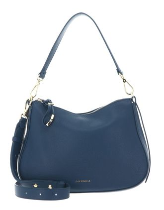 Coccinelle Leather shoulder bag cross body bag Nory Shoulderbag Deep Blue
