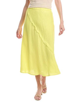 DKNY Dkny Pull On Linen Skirt