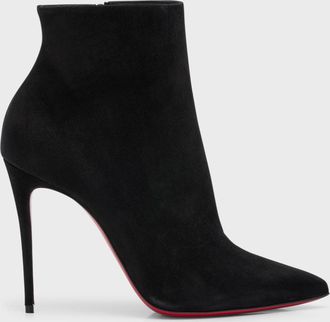 Christian Louboutin 100mm So Kate Suede Booties