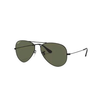 Ray-Ban Sunglasses, unisex, Black, Size: 55 MM Aviator Classic Sunglasses