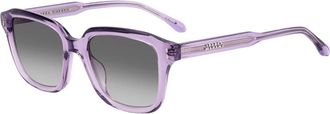 Isabel Marant Lila/Donkergrijze Getinte Zonnebril - Dames - Zonnebrillen - Paars - 52 MM - Accessoires