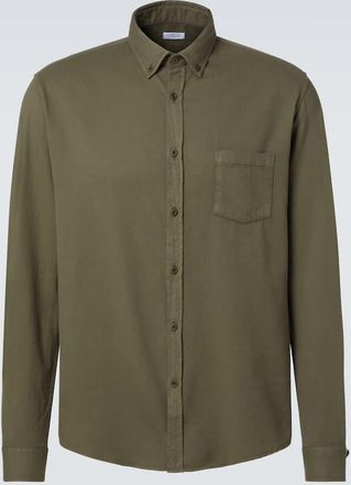 Sunspel Cotton flannel shirt