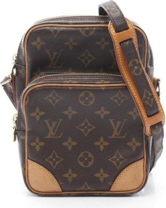 Louis Vuitton Pre-owned Cross Body Bags, female, Brown, Size: ONE SIZE Pre-owned Canvas louis-vuitton-bags