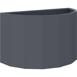 vidaXL Planter Anthracite 60 x 30 x 35 cm Steel vidaXL