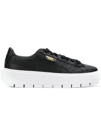 Puma Platform Trace Ostrich sneakers - Black