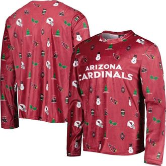 Foco Mens FOCO Cardinal Arizona Cardinals Holiday Repeat Long Sleeve T-Shirt at Nordstrom, Size X-Large