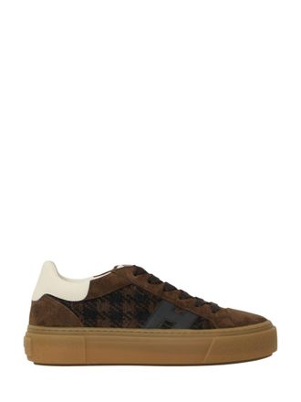 Hogan Brown Logo H705 Sneakers