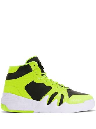 Giuseppe Zanotti Talon colour-block sneakers - Yellow