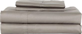 Castle Hill London 410 Thread Count Solid Sateen 4pc Sheet Set