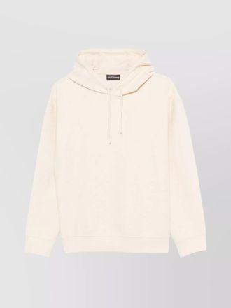 Emporio Armani logo print hoodie