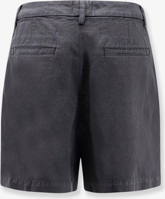 Closed Womens Shorts Fevyl Cotton-Linen Blend Black