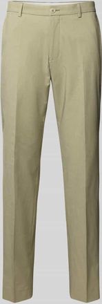 s.Oliver Black Label Regular Fit Anzughose mit feiner Webstruktur in Hellgruen, Größe 48