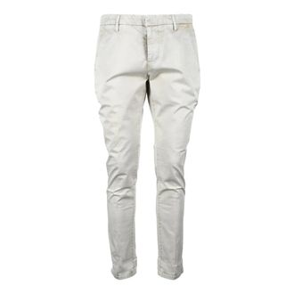 Dondup Broeken, Heren, Beige, W36, Katoen, Katoen Elastaan Broek