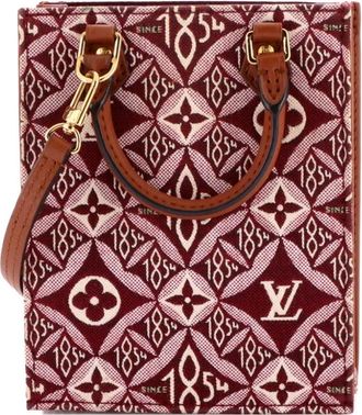 Louis Vuitton Petit Sac Plat Bag Limited Edition Since 1854 Monogram Jacquard crossbody bag - Marrone