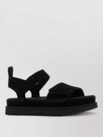 UGG goldenstar suede sandals ankle strap design