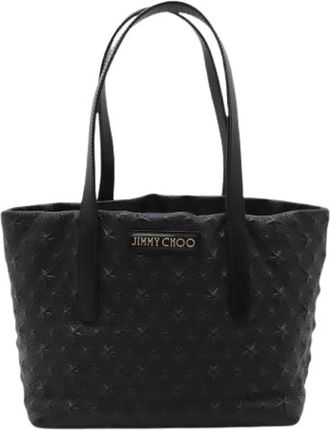 Jimmy Choo London Pre-owned Tote Bags, female, Black, Size: ONE SIZE Pre-owned Pimlico S Leather 2way Bag