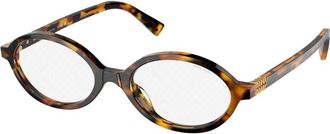 Miu Miu Regard Zonnebril - Dames - Zonnebrillen - Bruin - 50 MM - Accessoires