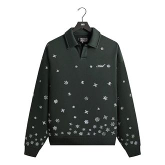 Kith Kithmas 2025 Snowflakes Nelson Rugby Pullover Stadium KHM034510-302