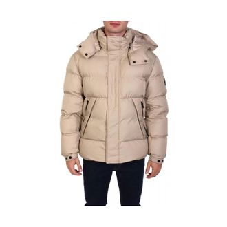 HUGO BOSS Heren, Jassen, Beige, Maat: L Leer