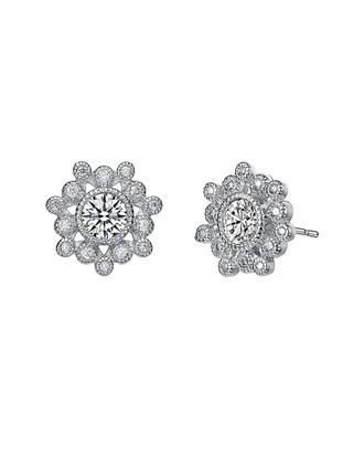 Genevive Silver Earrings