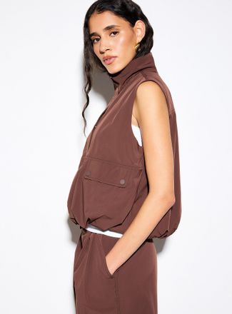 Icone Womens Stretch canvas bubble vest