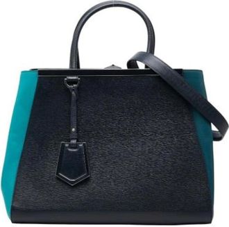 Fendi Pre-owned Handbags, female, Blue, Size: ONE SIZE Pre-owned Vintage Handbag