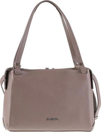 Pierre Cardin 1995 Schoudertas - Dames - Handtassen - Beige - ONE Size - Katoen - Tassen