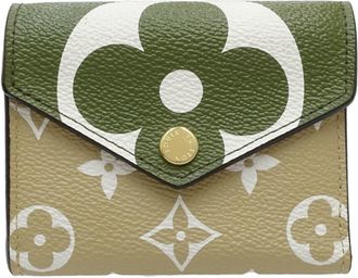 Louis Vuitton Monogram Khaki Monogram Wallet (Tri-Fold) (Pre-Owned)