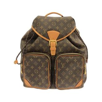 Louis Vuitton Pre-owned Montsouris Cargo Monogram Rugzak - Dames - Pre-owned - Bruin - Maat: ONE Size Taf
