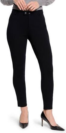 Nic+Zoe Ponte Riding Pants in Black Onyx at Nordstrom Rack, Size Large