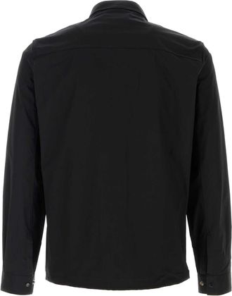 C.P. Company Mens Black Gabardine Jacket Exterior: Cotton Giubbini
