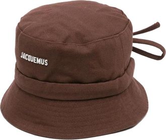 Jacquemus Cappello bucket Le Bob Gadjo - Marrone
