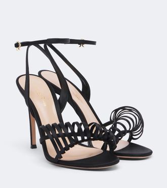 Gianvito Rossi Sandalias de sat&eacute;n