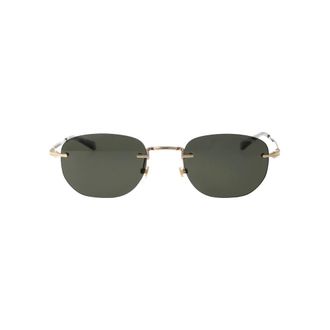 Montblanc Montblanc - Mb0303S Stijlvol Model - Heren - Accessoires - Geel - Maat: 52 MM