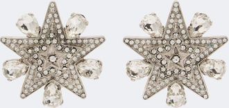 Dolce & Gabbana Starburst embellished clip-on earrings