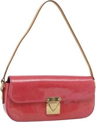 Louis Vuitton Pre-owned Vintage Patent Leather Shoulder Bag - Dames - Vintage Schoudertas - Roze - ONE Size - Leer - Vintage