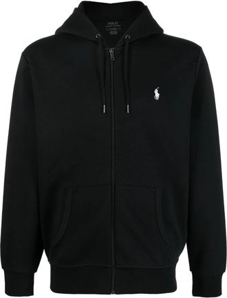 Ralph Lauren Hoodie met rits - Heren - Vesten met rits - Zwart - XL - Katoen - Hoodies & sweatvesten