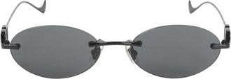 Valentino Vg 0032S Zonnebril - Dames - Zonnebrillen - Zwart - 53 MM - Accessoires