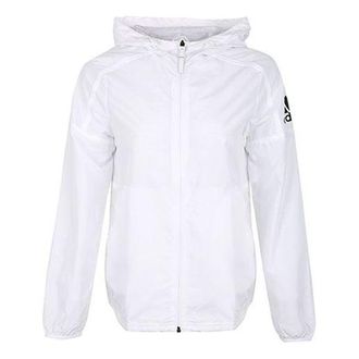 adidas (WMNS) adidas Windbreaker Sport Hoodie Jacket White CV5476