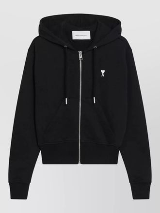 Ami cotton hoodie jacket